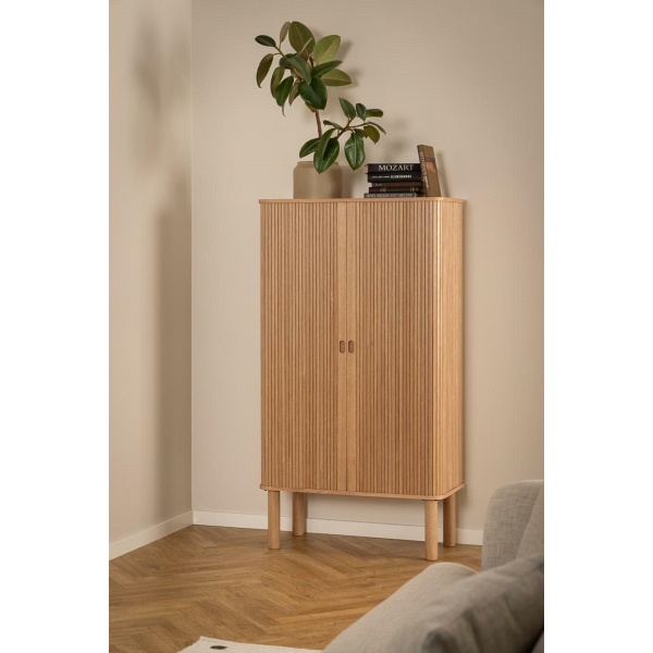 Komoda wysoka Langley dąb - ACTONA